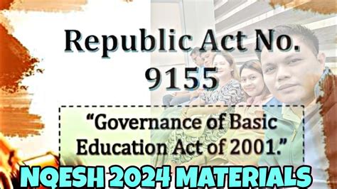 batas republika blg 9155|Governance of Basic Education Act of 2001 (Republic .